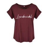 Landmädel Damen Slub Shirt